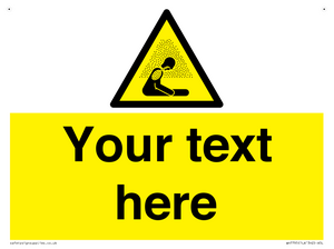 Custom warning asphyxiating atmosphere